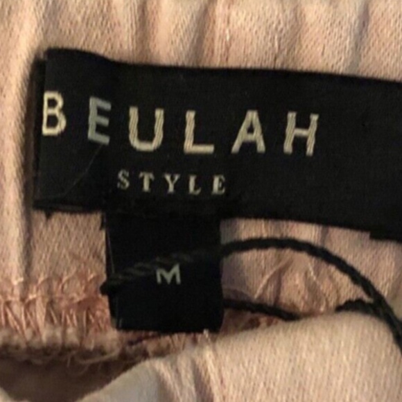 NWT BEULAH Moto Jeggings, Dusty Pink w/ Ankle zipper - OP7019 - Picture 9 of 15
